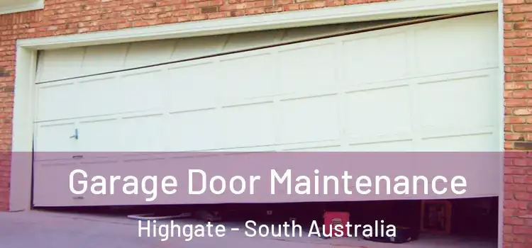 Garage Door Maintenance Highgate - South Australia