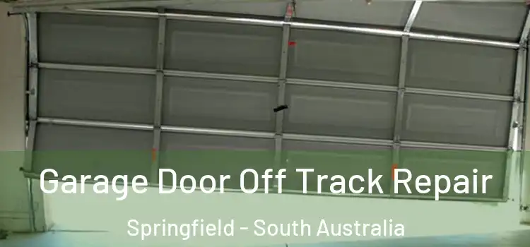 Garage Door Off Track Repair Springfield - South Australia