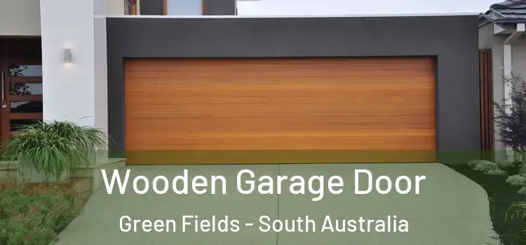 Wooden Garage Door Green Fields - South Australia
