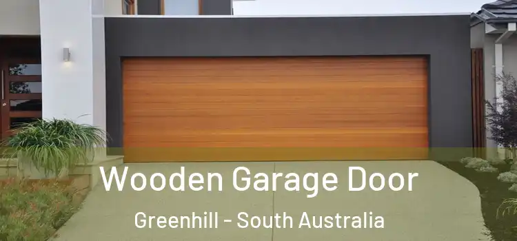 Wooden Garage Door Greenhill - South Australia