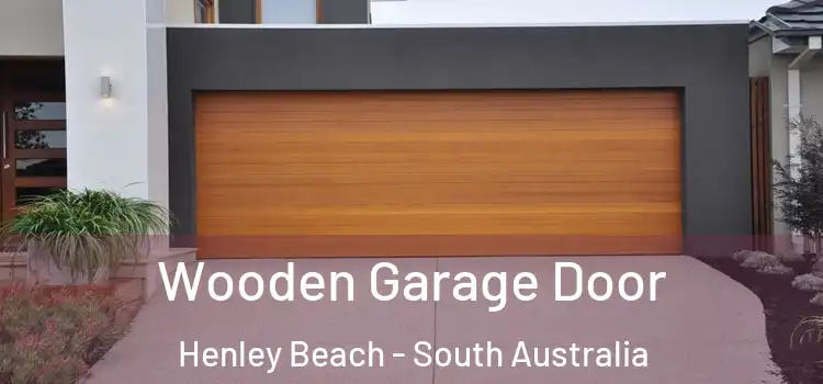 Wooden Garage Door Henley Beach - South Australia
