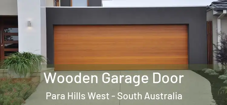 Wooden Garage Door Para Hills West - South Australia